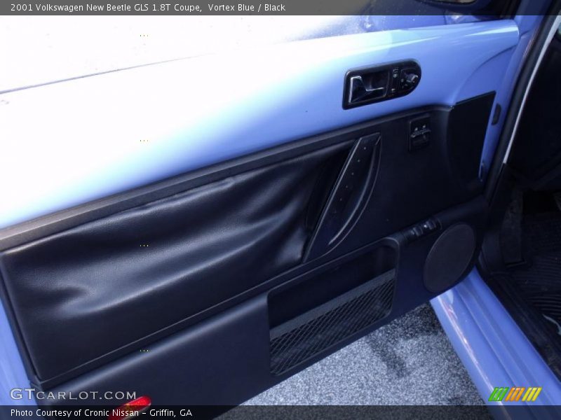 Vortex Blue / Black 2001 Volkswagen New Beetle GLS 1.8T Coupe