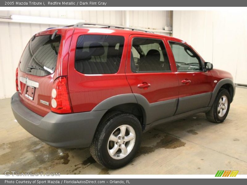 Redfire Metallic / Dark Flint Gray 2005 Mazda Tribute i