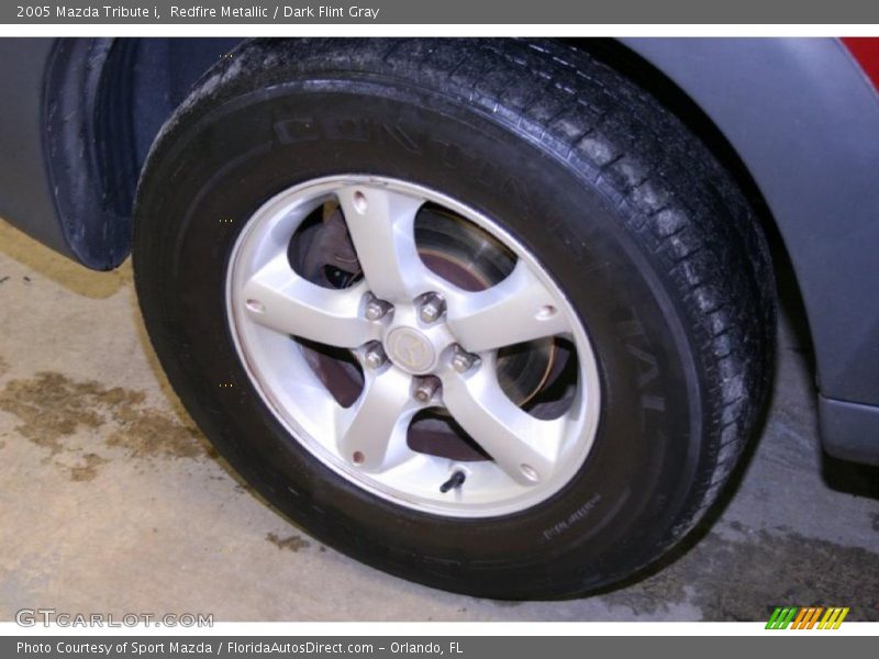 Redfire Metallic / Dark Flint Gray 2005 Mazda Tribute i