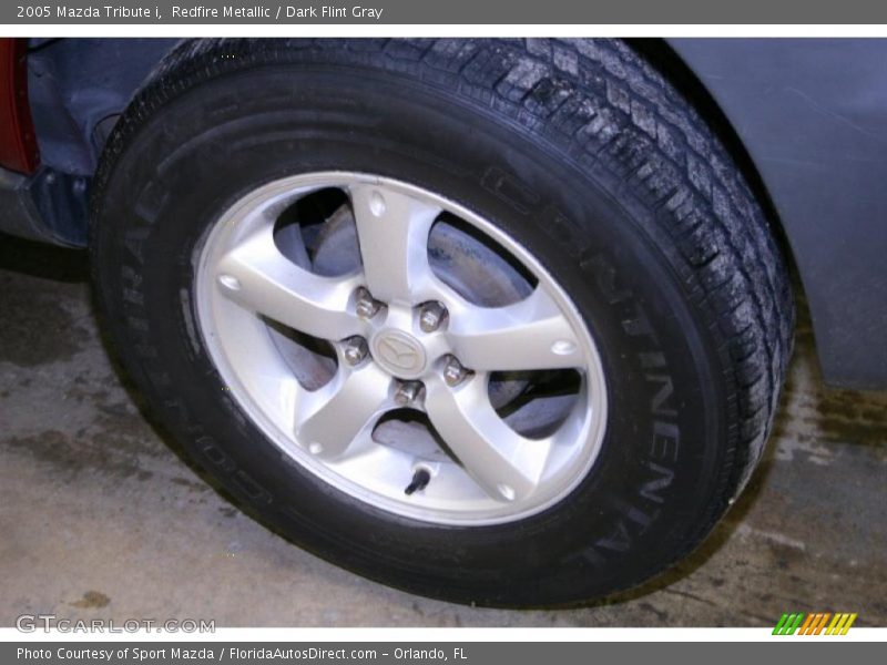 Redfire Metallic / Dark Flint Gray 2005 Mazda Tribute i