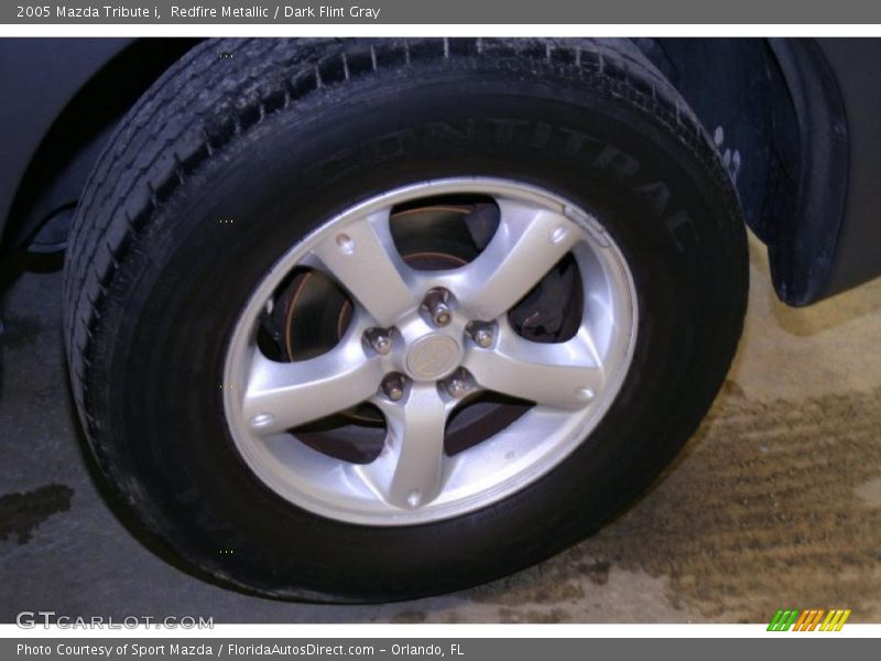 Redfire Metallic / Dark Flint Gray 2005 Mazda Tribute i