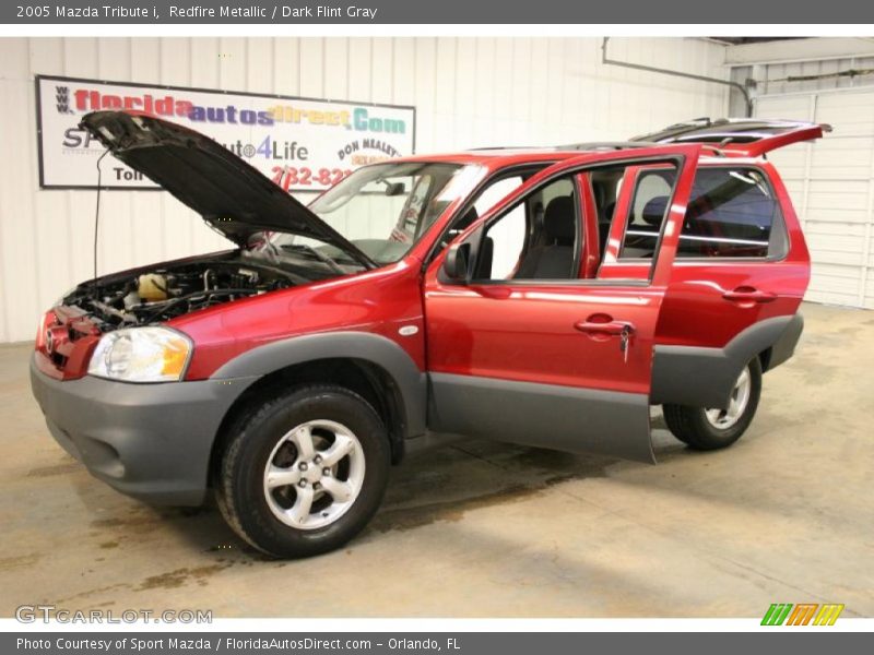Redfire Metallic / Dark Flint Gray 2005 Mazda Tribute i