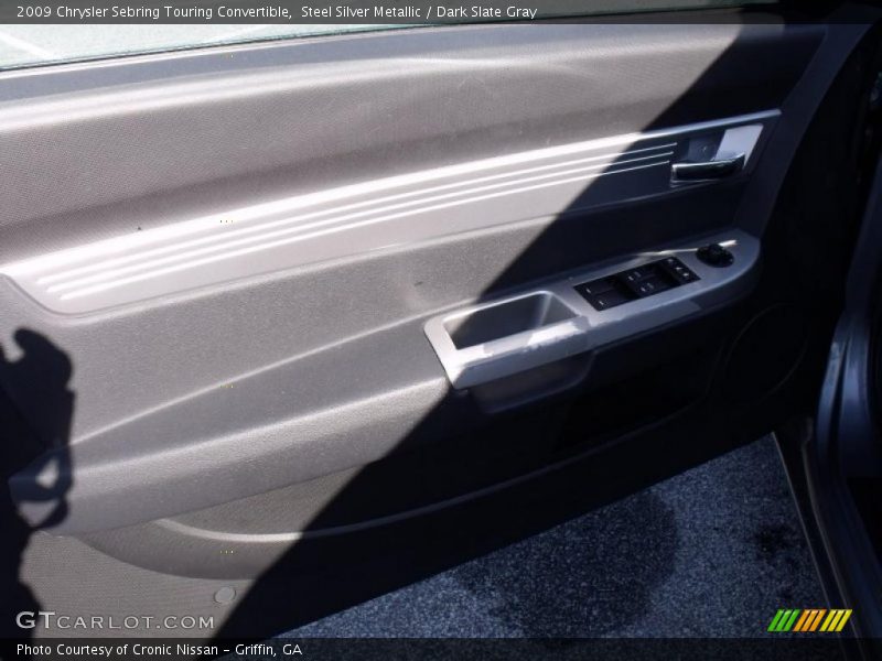 Steel Silver Metallic / Dark Slate Gray 2009 Chrysler Sebring Touring Convertible