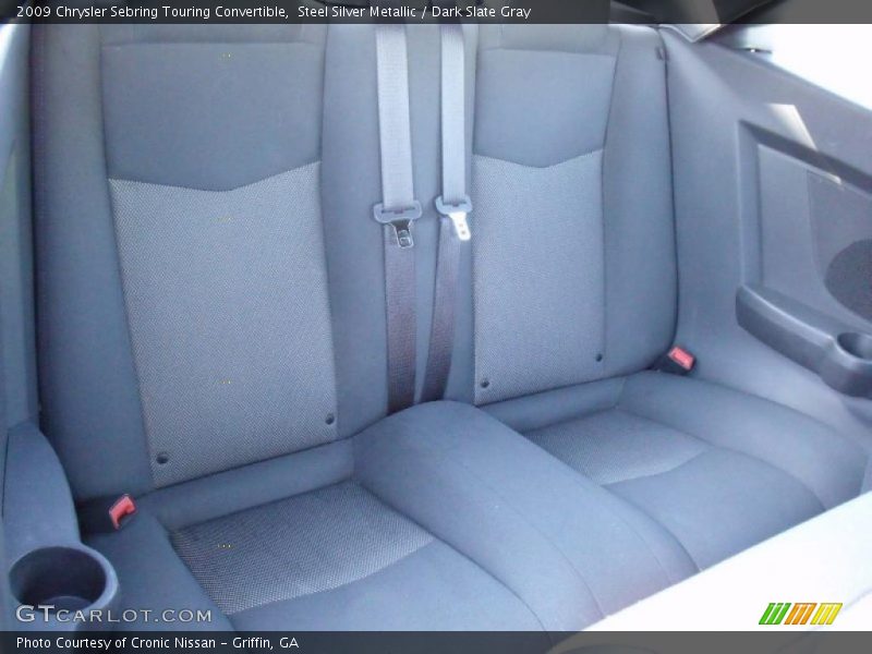Steel Silver Metallic / Dark Slate Gray 2009 Chrysler Sebring Touring Convertible