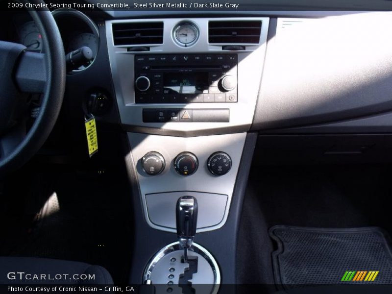 Steel Silver Metallic / Dark Slate Gray 2009 Chrysler Sebring Touring Convertible