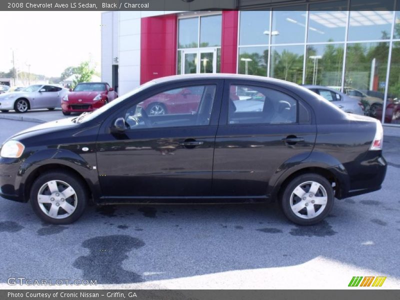 Black / Charcoal 2008 Chevrolet Aveo LS Sedan