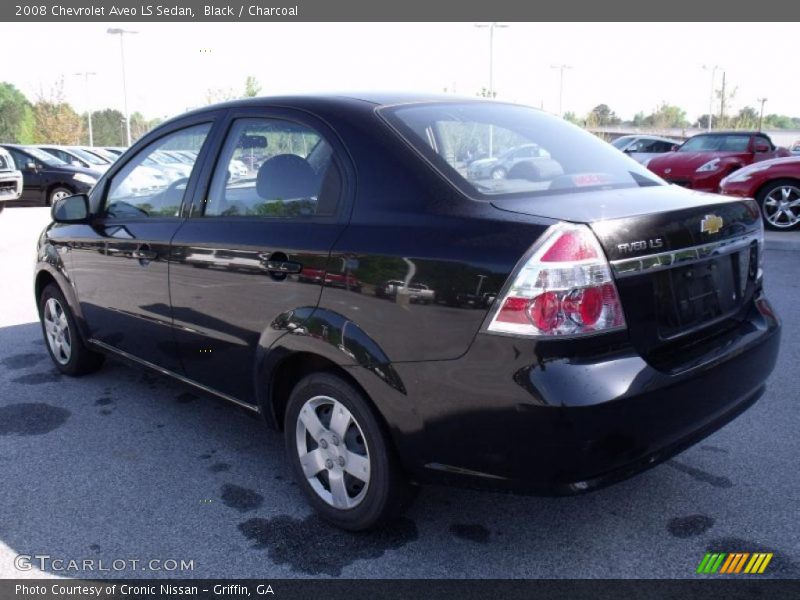 Black / Charcoal 2008 Chevrolet Aveo LS Sedan