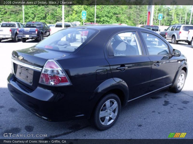 Black / Charcoal 2008 Chevrolet Aveo LS Sedan