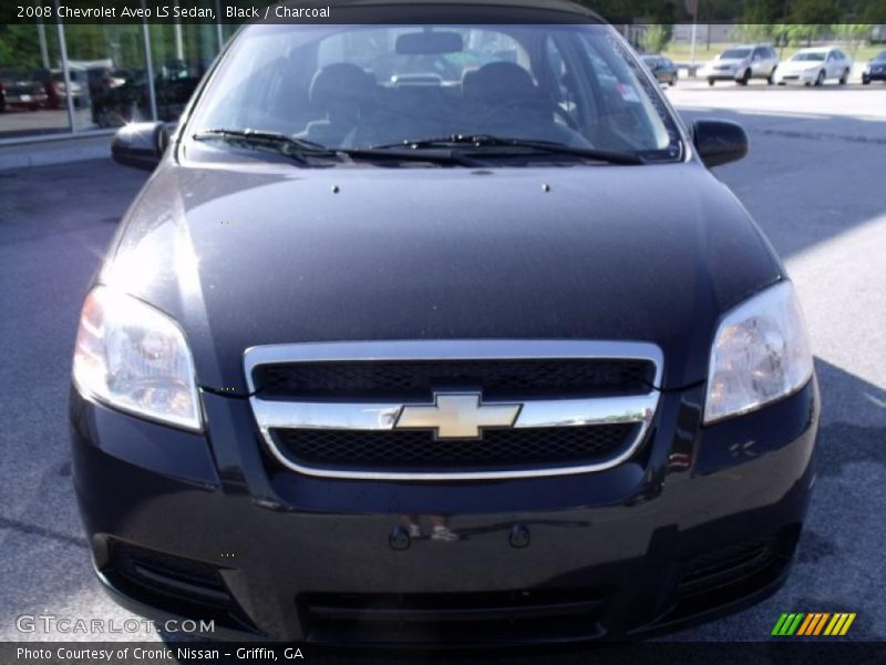Black / Charcoal 2008 Chevrolet Aveo LS Sedan