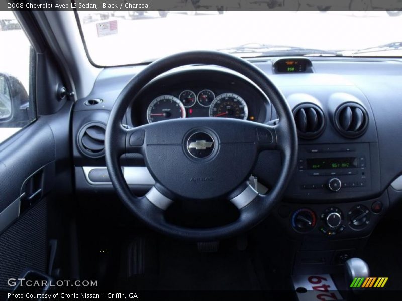 Black / Charcoal 2008 Chevrolet Aveo LS Sedan