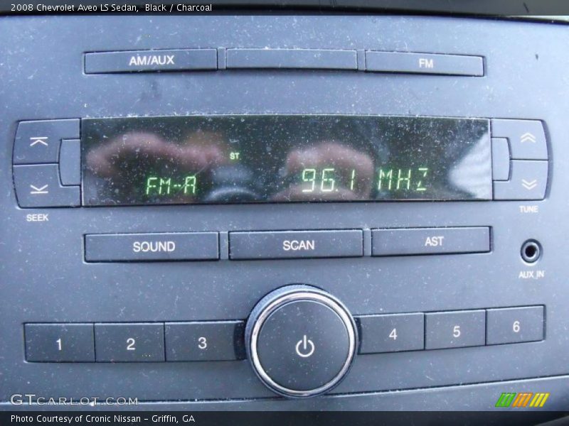 Black / Charcoal 2008 Chevrolet Aveo LS Sedan