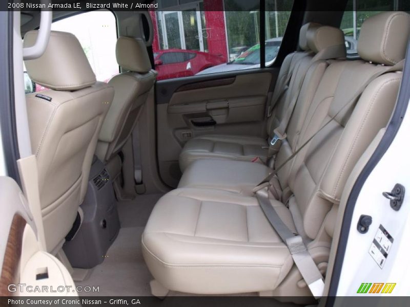 Blizzard White / Almond 2008 Nissan Armada LE