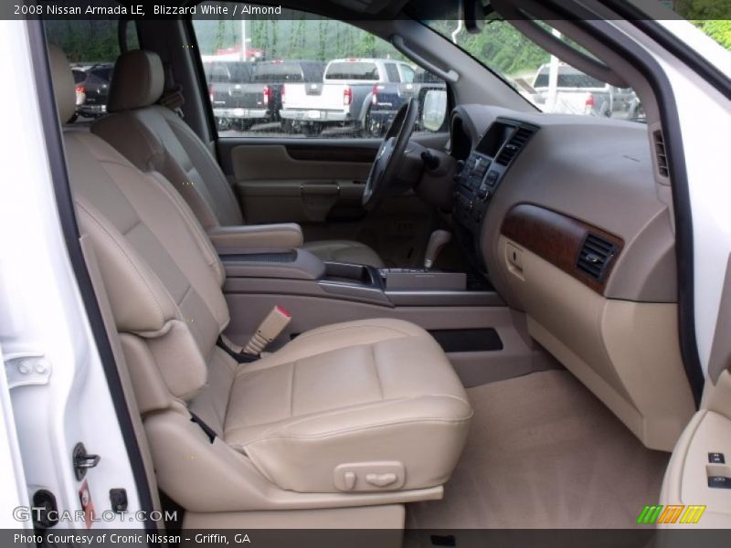 Blizzard White / Almond 2008 Nissan Armada LE