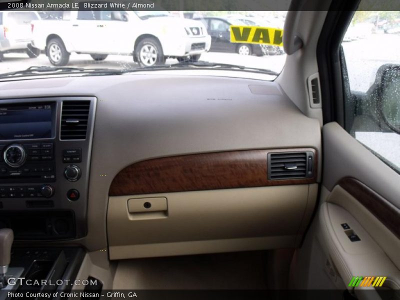 Blizzard White / Almond 2008 Nissan Armada LE