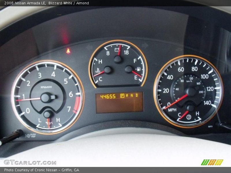 Blizzard White / Almond 2008 Nissan Armada LE