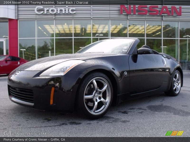 Super Black / Charcoal 2004 Nissan 350Z Touring Roadster