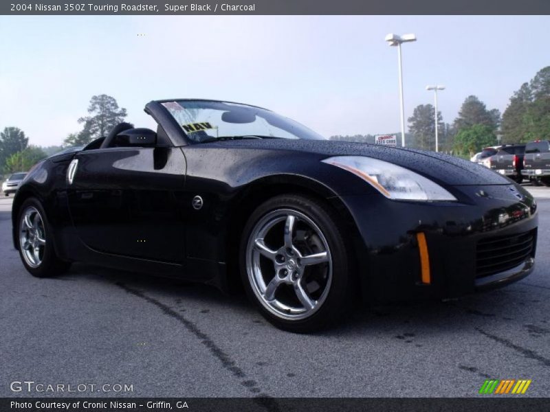 Super Black / Charcoal 2004 Nissan 350Z Touring Roadster