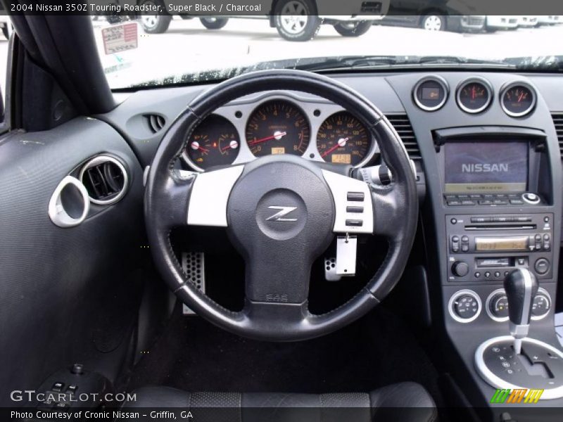 Super Black / Charcoal 2004 Nissan 350Z Touring Roadster