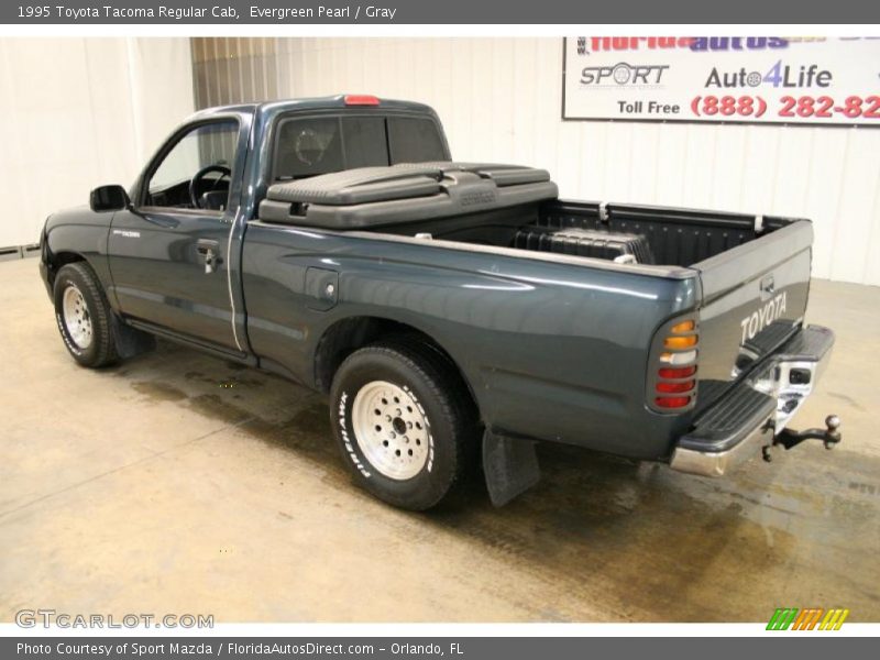 Evergreen Pearl / Gray 1995 Toyota Tacoma Regular Cab