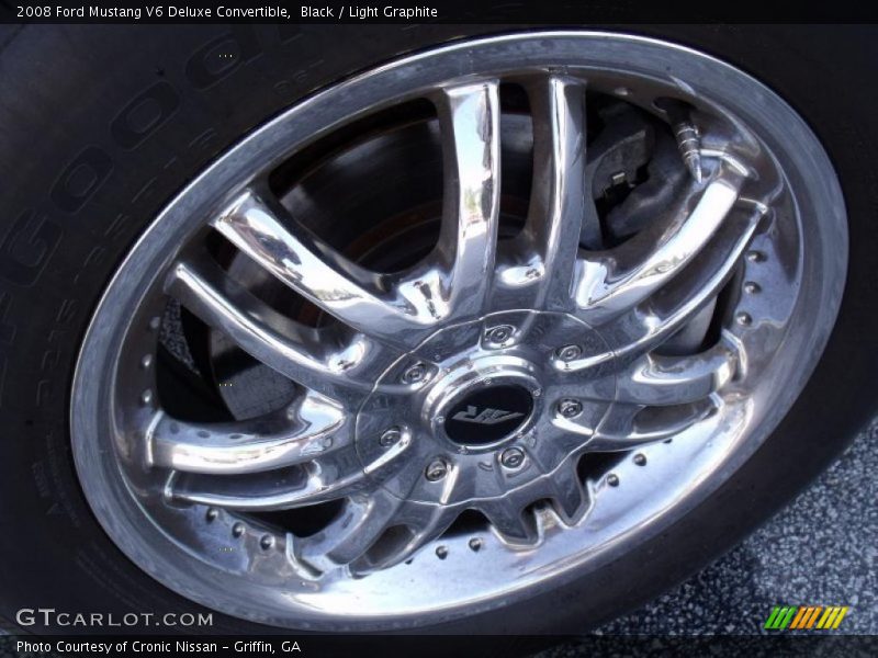 Black / Light Graphite 2008 Ford Mustang V6 Deluxe Convertible