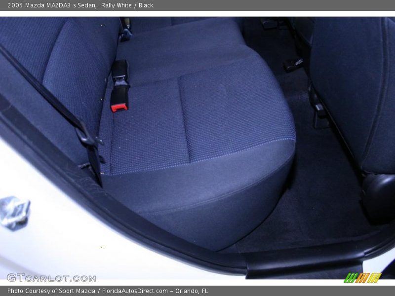Rally White / Black 2005 Mazda MAZDA3 s Sedan