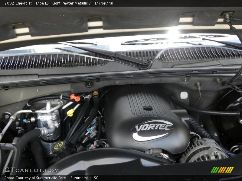 Light Pewter Metallic / Tan/Neutral 2002 Chevrolet Tahoe LS