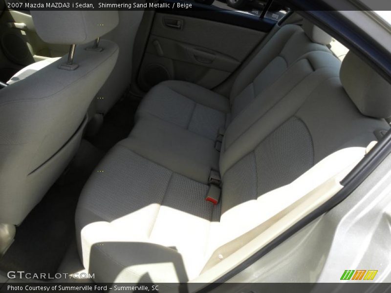 Shimmering Sand Metallic / Beige 2007 Mazda MAZDA3 i Sedan