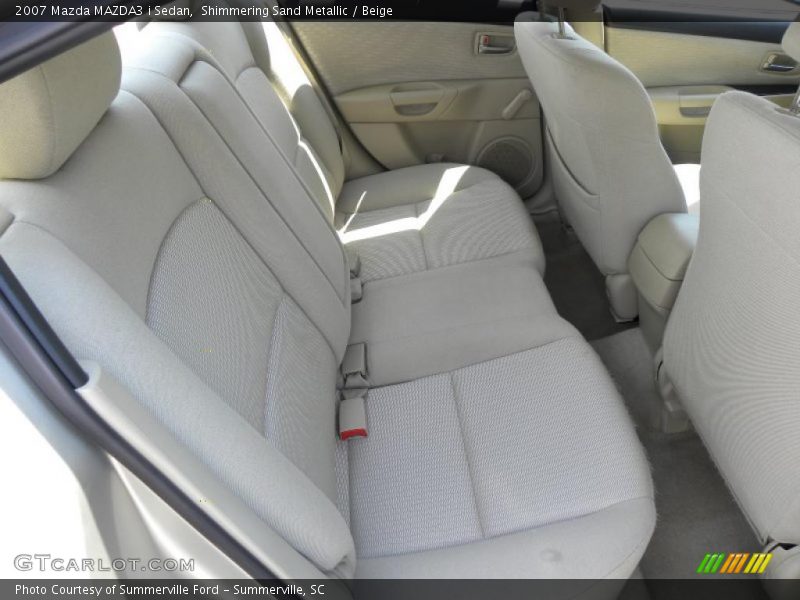 Shimmering Sand Metallic / Beige 2007 Mazda MAZDA3 i Sedan