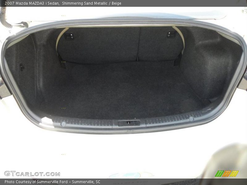 Shimmering Sand Metallic / Beige 2007 Mazda MAZDA3 i Sedan