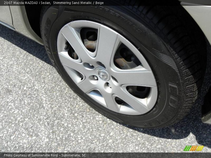 Shimmering Sand Metallic / Beige 2007 Mazda MAZDA3 i Sedan