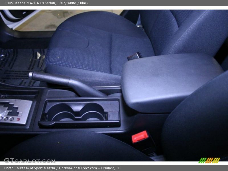 Rally White / Black 2005 Mazda MAZDA3 s Sedan