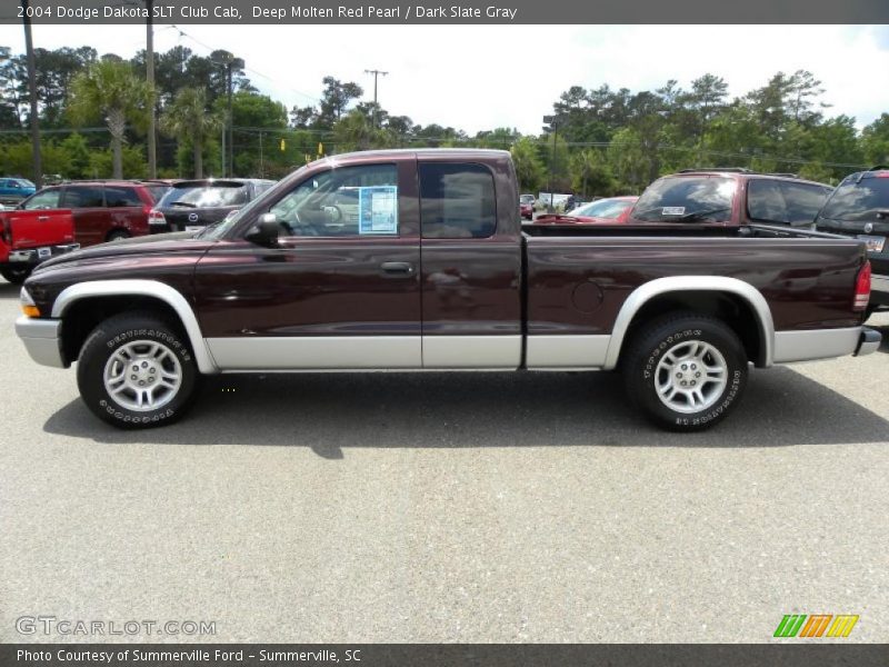 Deep Molten Red Pearl / Dark Slate Gray 2004 Dodge Dakota SLT Club Cab
