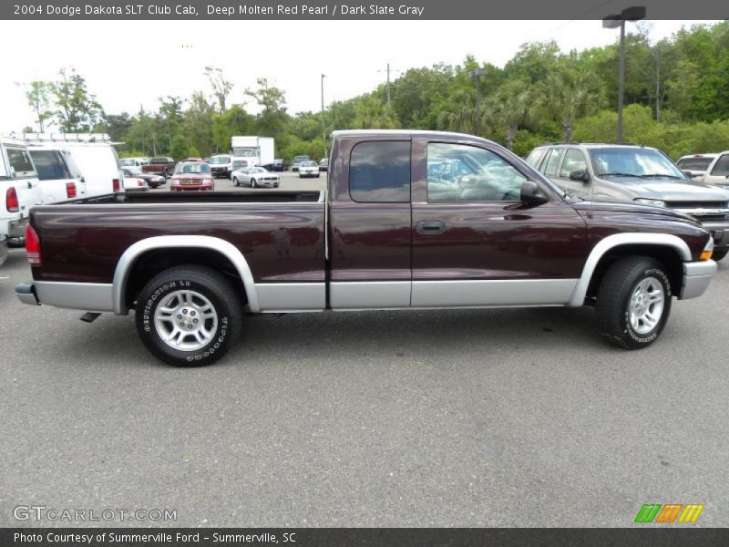 Deep Molten Red Pearl / Dark Slate Gray 2004 Dodge Dakota SLT Club Cab