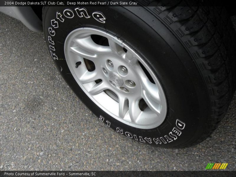 Deep Molten Red Pearl / Dark Slate Gray 2004 Dodge Dakota SLT Club Cab