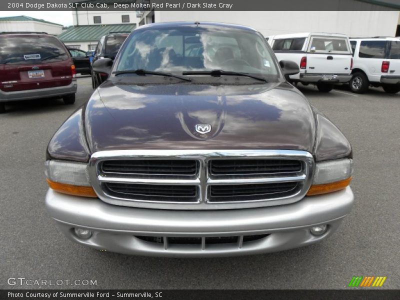 Deep Molten Red Pearl / Dark Slate Gray 2004 Dodge Dakota SLT Club Cab