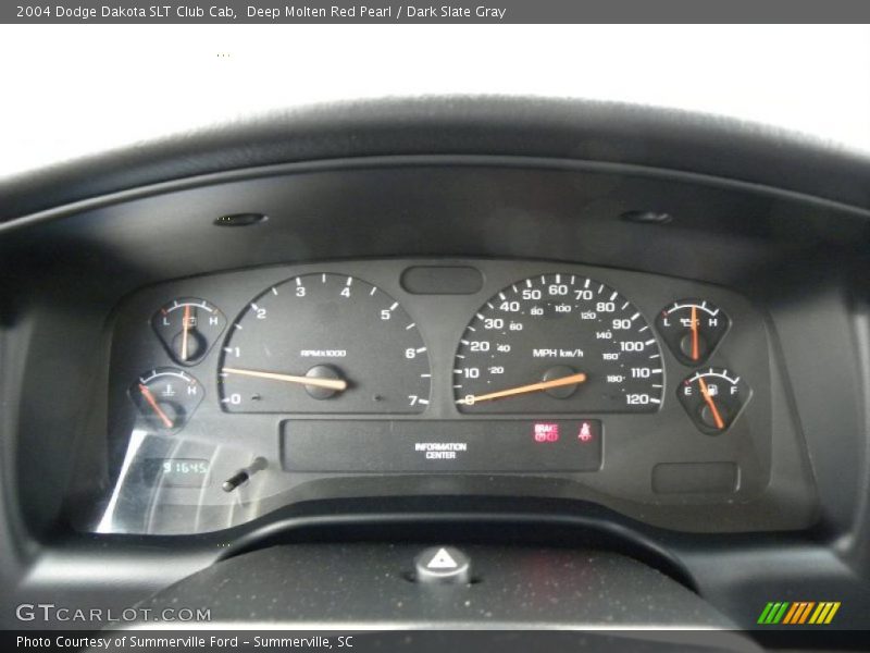 Deep Molten Red Pearl / Dark Slate Gray 2004 Dodge Dakota SLT Club Cab