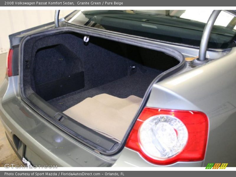 Granite Green / Pure Beige 2008 Volkswagen Passat Komfort Sedan