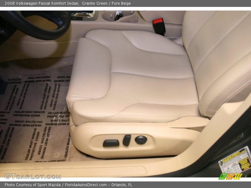 Granite Green / Pure Beige 2008 Volkswagen Passat Komfort Sedan