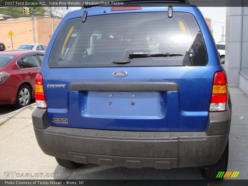 Vista Blue Metallic / Medium/Dark Pebble 2007 Ford Escape XLS
