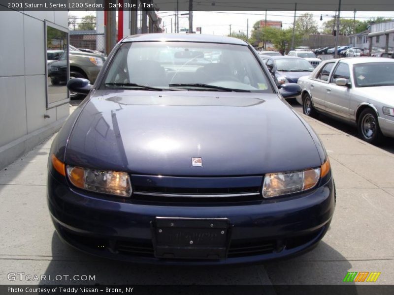 Dark Blue / Tan 2001 Saturn L Series L200 Sedan