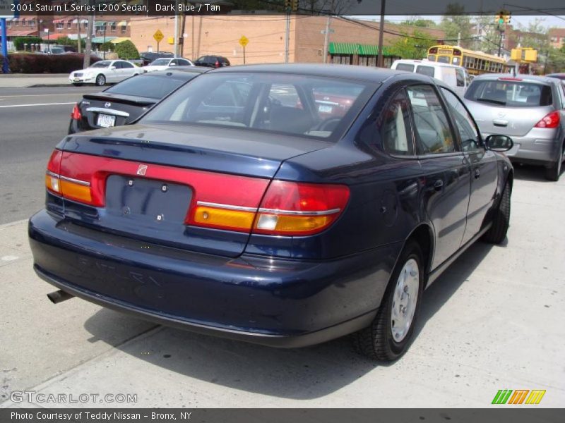 Dark Blue / Tan 2001 Saturn L Series L200 Sedan