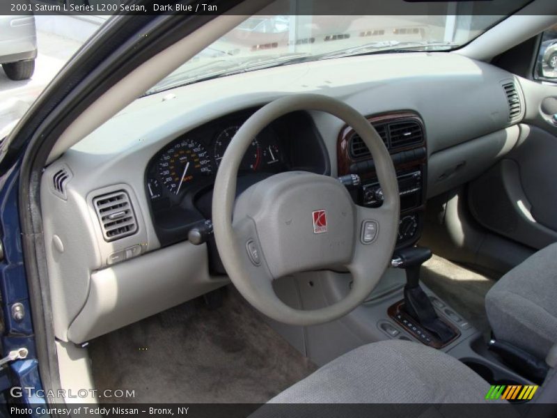 Dark Blue / Tan 2001 Saturn L Series L200 Sedan