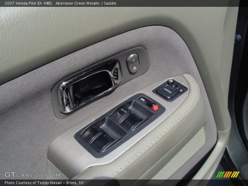 Aberdeen Green Metallic / Saddle 2007 Honda Pilot EX 4WD