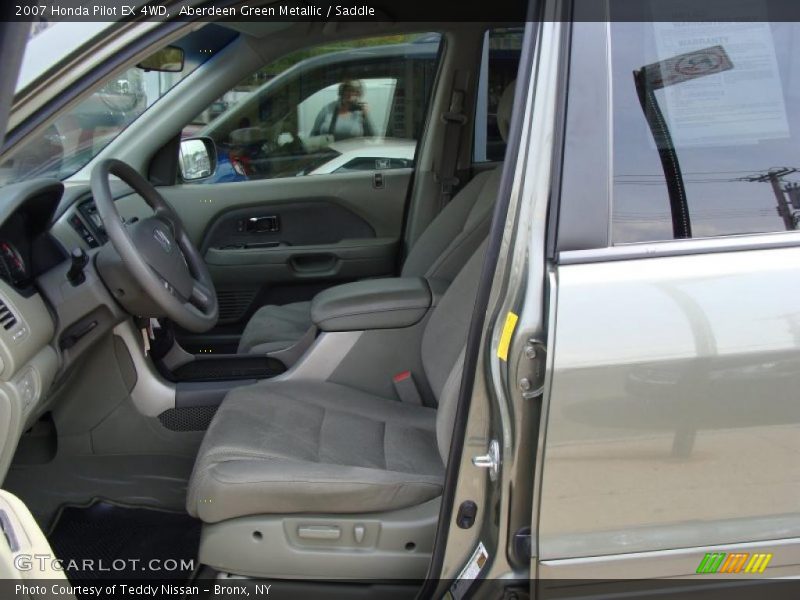 Aberdeen Green Metallic / Saddle 2007 Honda Pilot EX 4WD