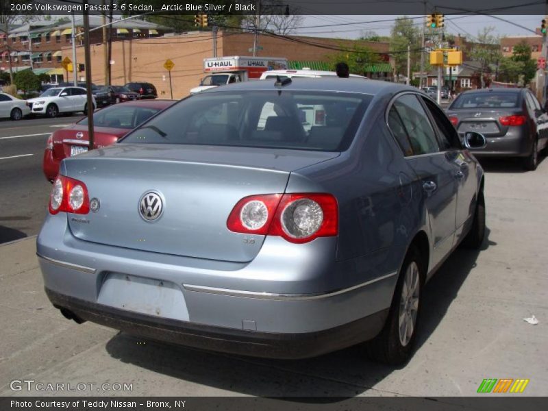 Arctic Blue Silver / Black 2006 Volkswagen Passat 3.6 Sedan
