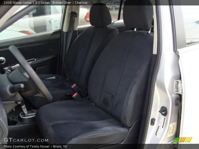 Brilliant Silver / Charcoal 2008 Nissan Versa 1.8 S Sedan