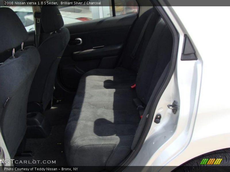 Brilliant Silver / Charcoal 2008 Nissan Versa 1.8 S Sedan