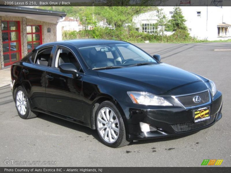 Black Onyx / Black 2006 Lexus IS 250
