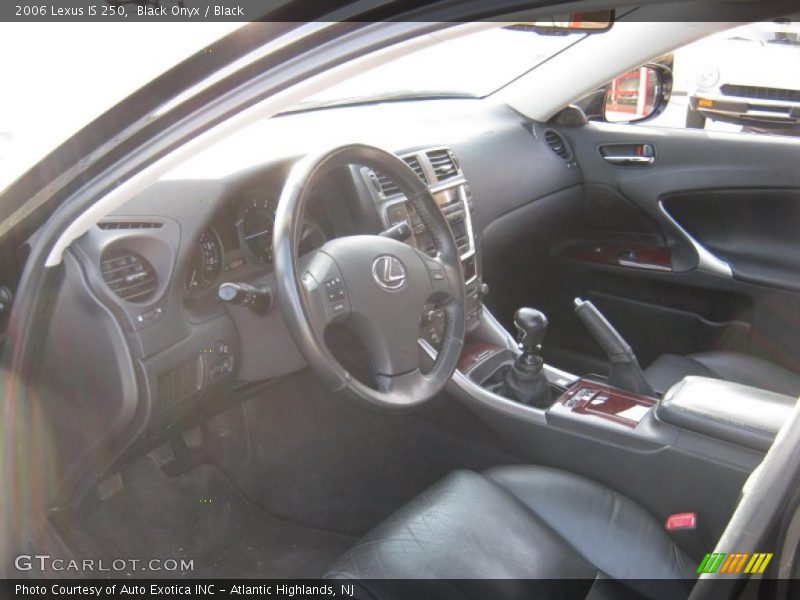 Black Onyx / Black 2006 Lexus IS 250