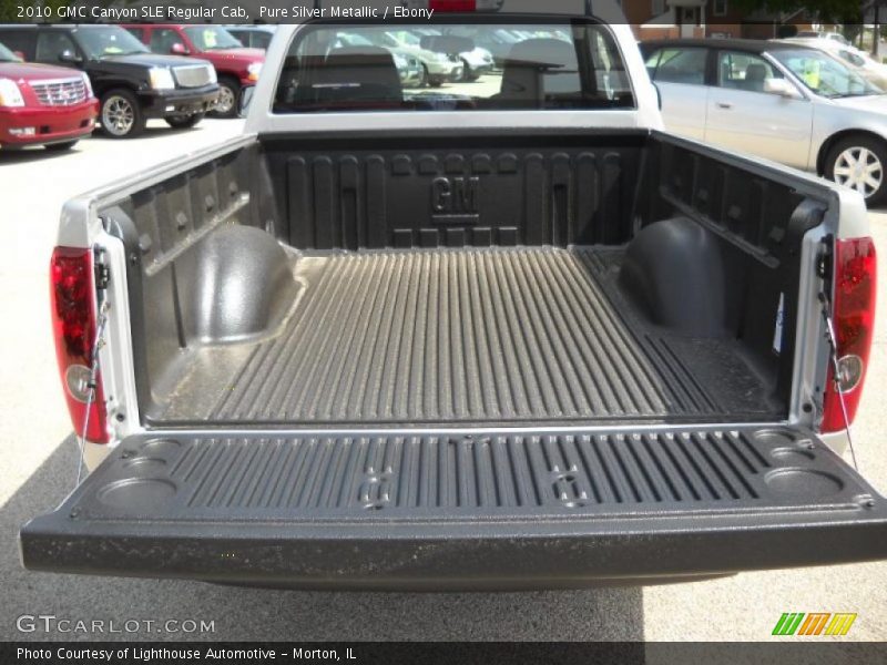 Pure Silver Metallic / Ebony 2010 GMC Canyon SLE Regular Cab